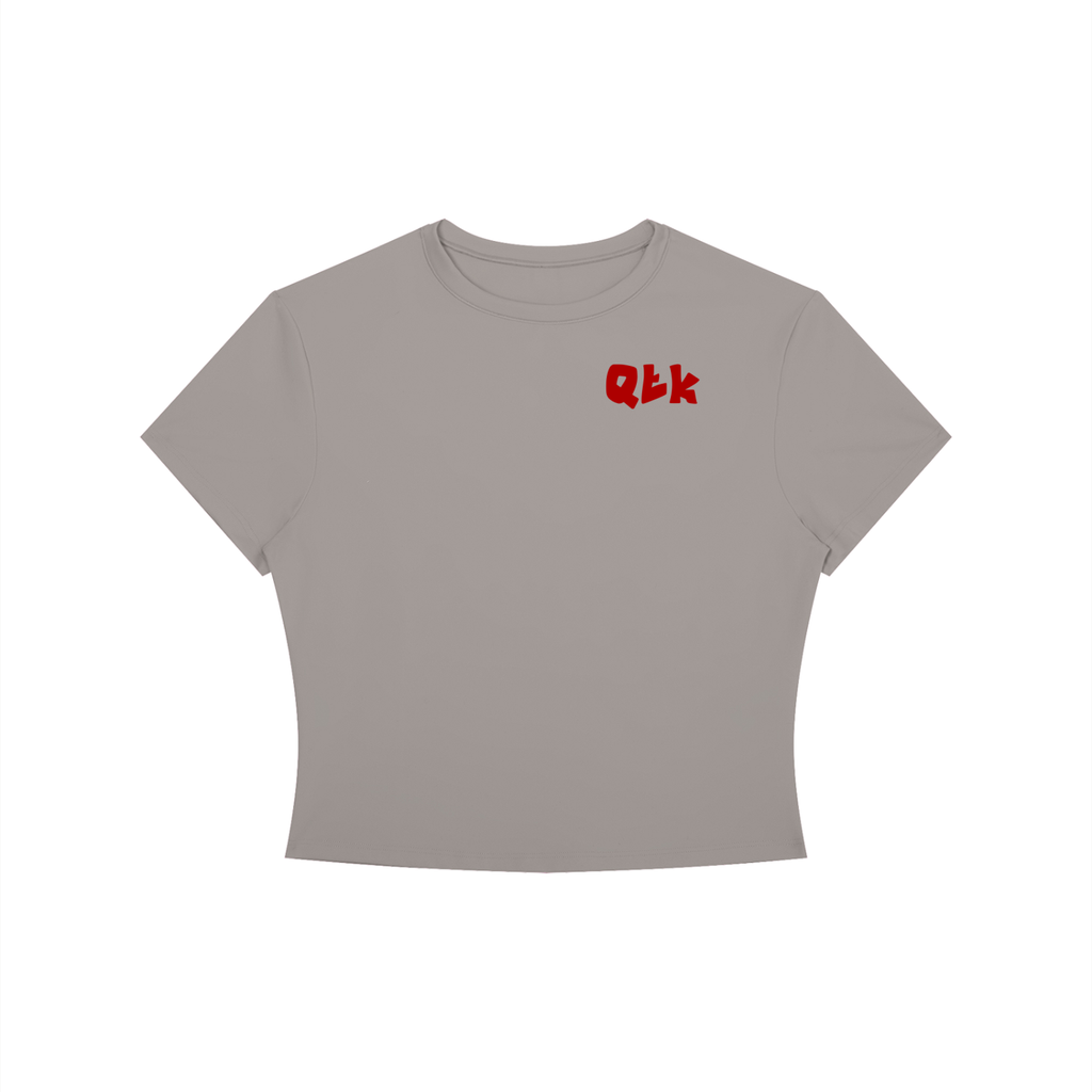“Don’t die. Go faster.” Women's Crewneck Crop T-Shirt