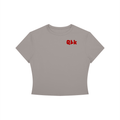 “Don’t die. Go faster.” Women's Crewneck Crop T-Shirt