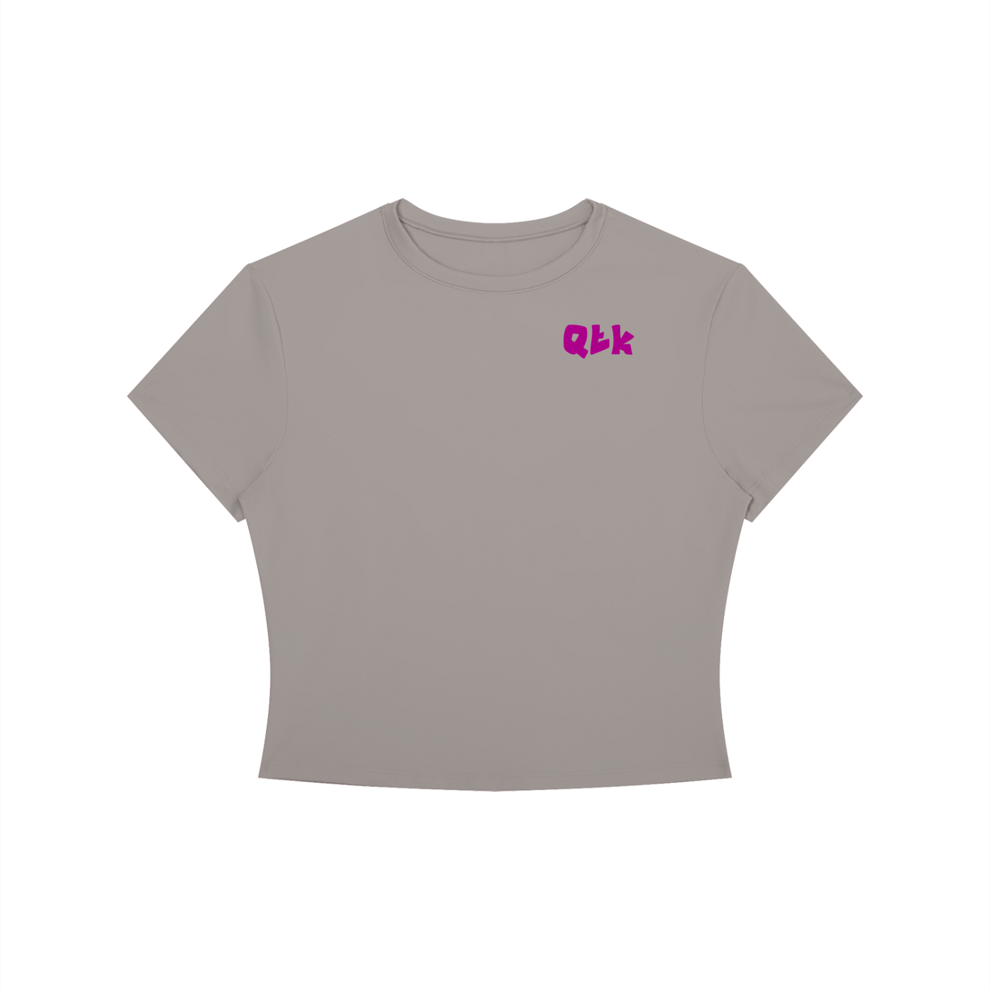 "Dirt is my glitter." Women's Crewneck Crop T-Shirt