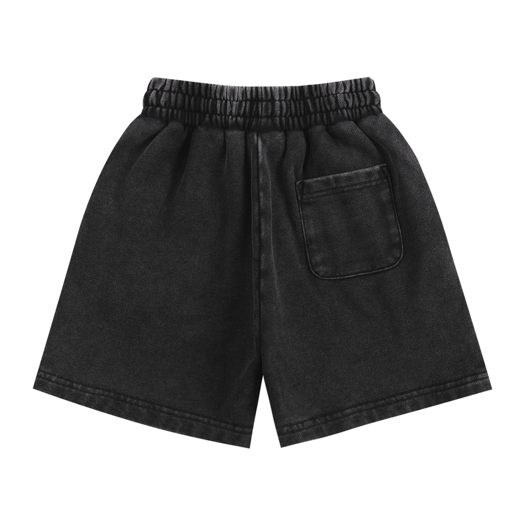 "Qtk" Snow Washed Kids' Shorts