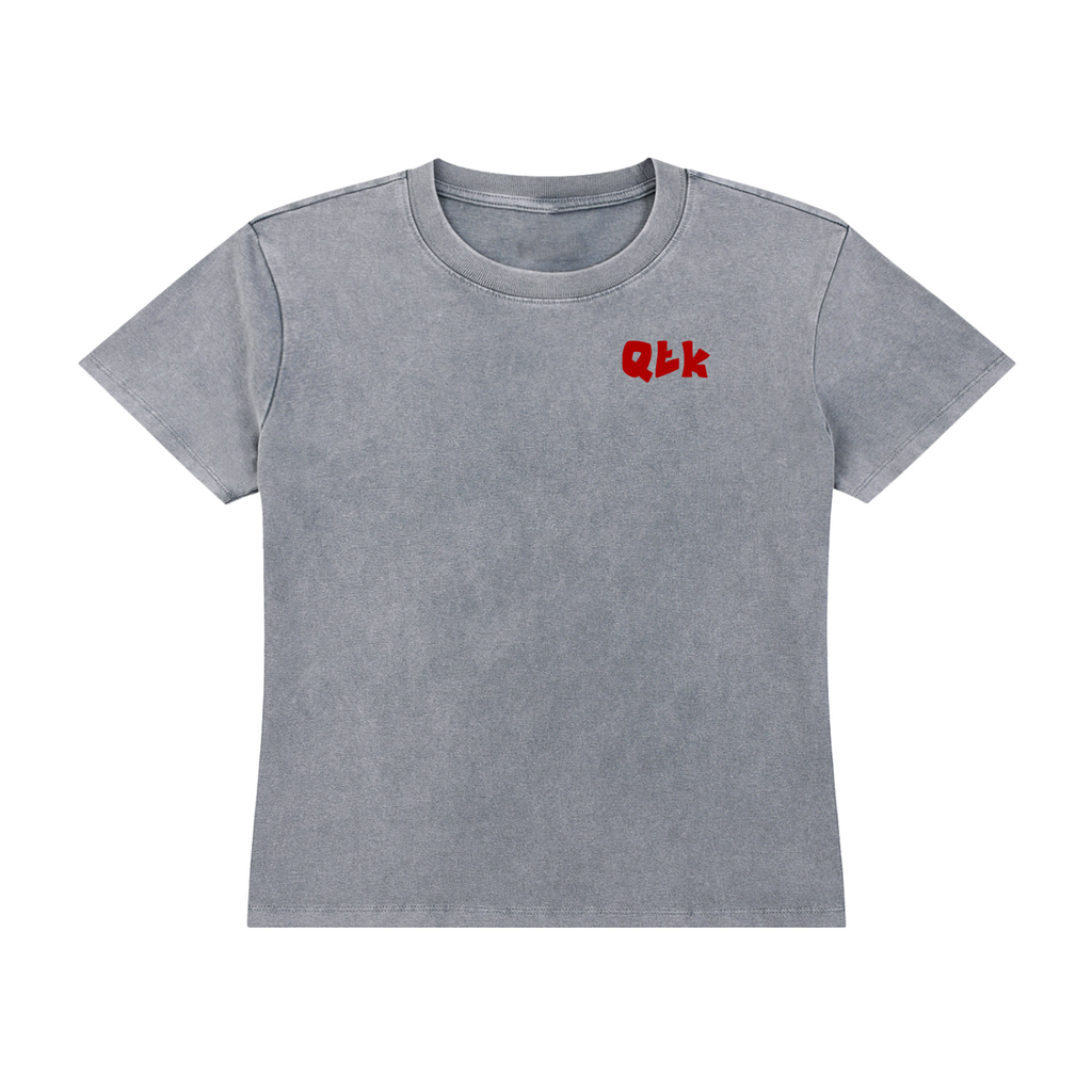 "Don't die. Go faster." Women's Vintage Wash Drop Shoulder T-shirt