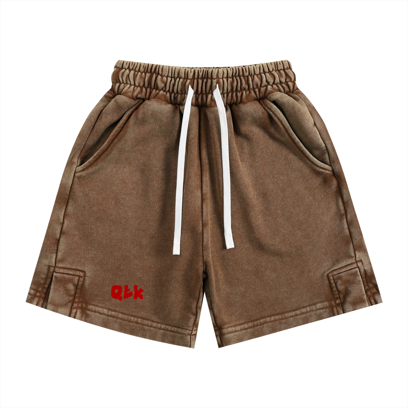"Qtk" Snow Washed Kids' Shorts