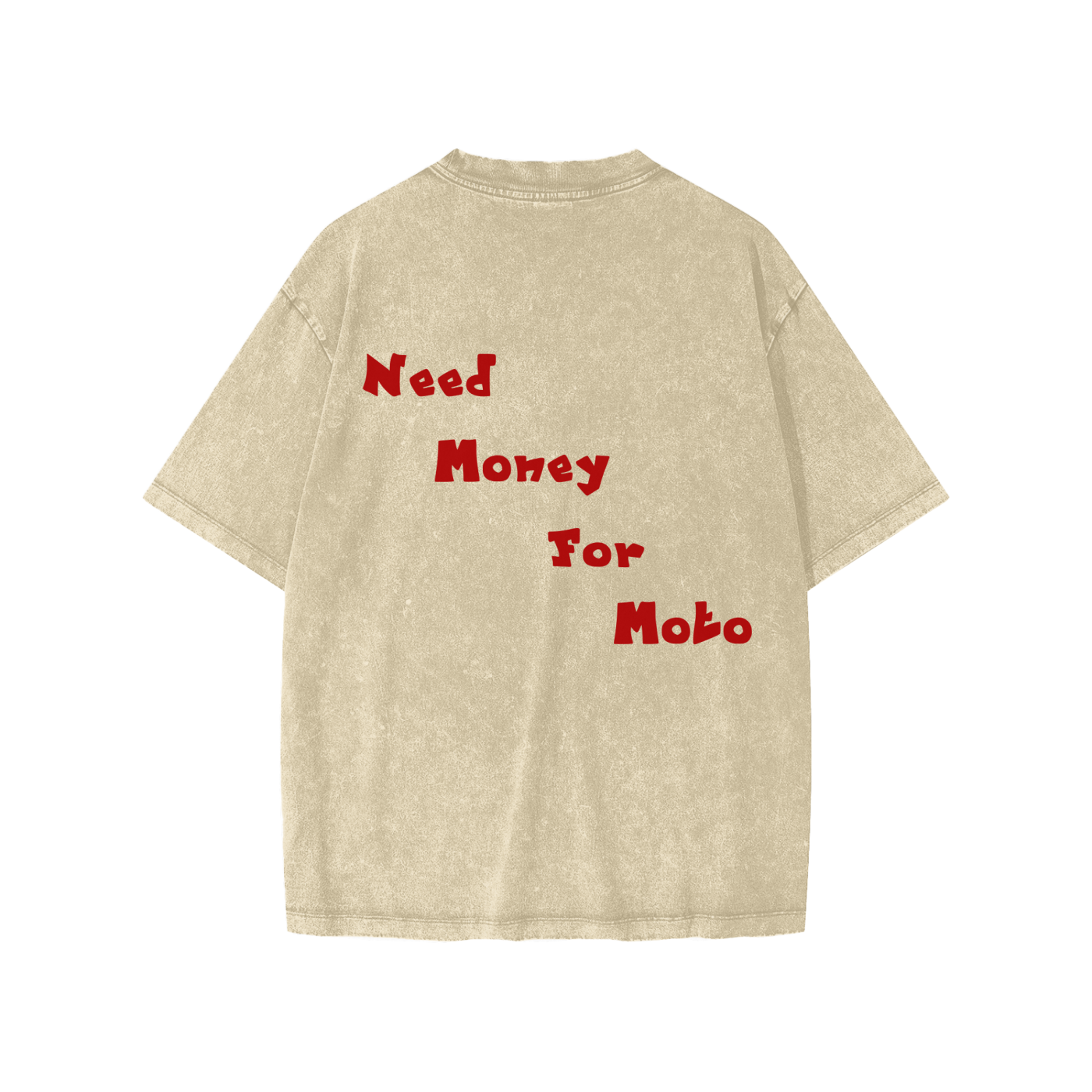 "Need money for moto" Snow Washed Kids' T-Shirt