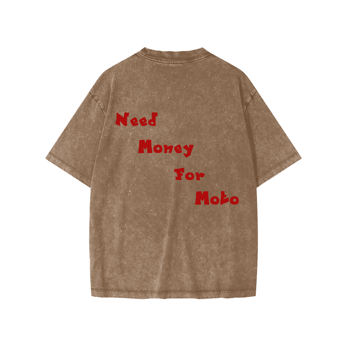 "Need money for moto" Snow Washed Kids' T-Shirt